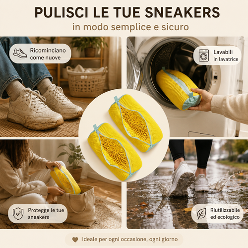 SneakerSafe - Sacca Lavatrice per Sneakers