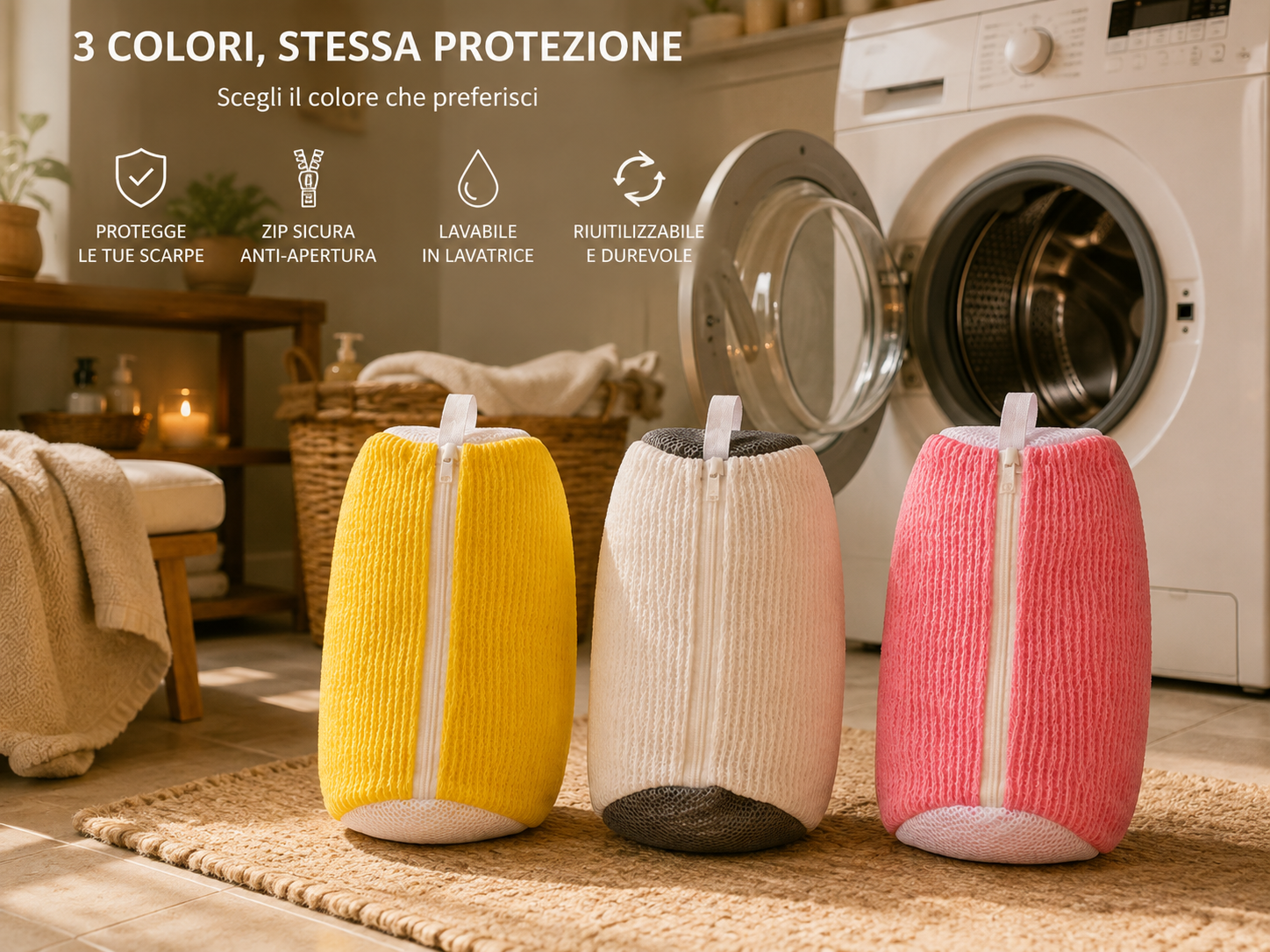 SneakerSafe - Sacca Lavatrice per Sneakers